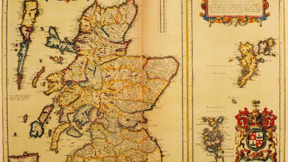 historic map of scotland